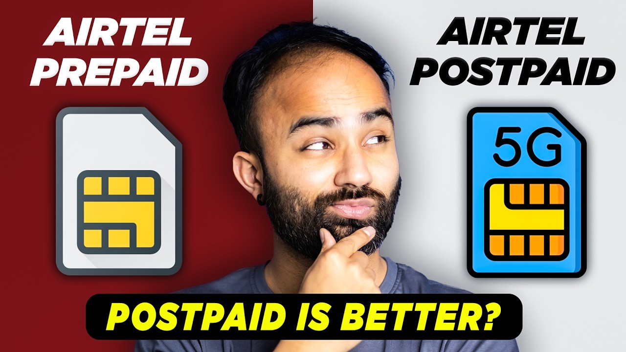 Airtel Prepaid VS Airtel Postpaid- Maybe Postpaid Is For You in 2025 (Hindi)