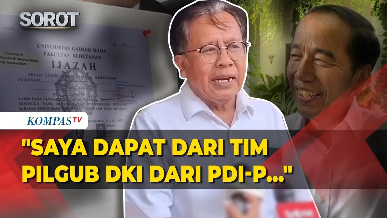 Eks Timses Jokowi Curiga Beda Foto Ijazah Jokowi: Saya Dapat Dari Tim Pilgub DKI dari PDI-P