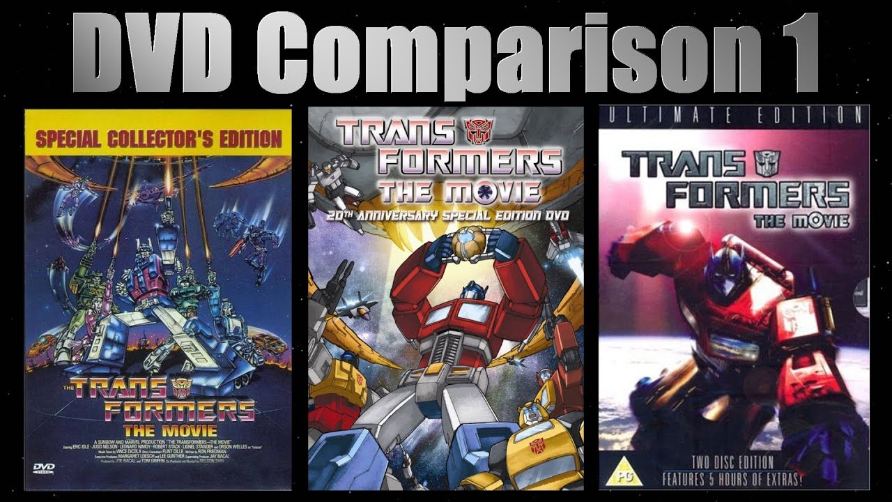 Transformers: The Movie DVD Comparison - Part 1: Packaging & Transfer Quality