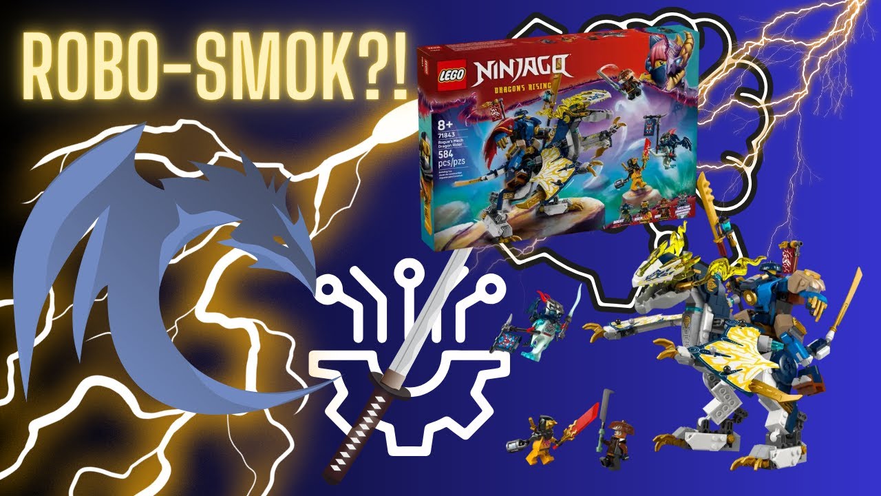ROBO-SMOK?! - Recenzja LEGO 71843 Mech smoczego jeźdźca Rogue&rsquo;a.