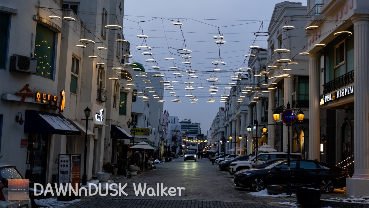 🇰🇷 Golden Dusk at Asan Mediterranean Village | Korea Walking Travel