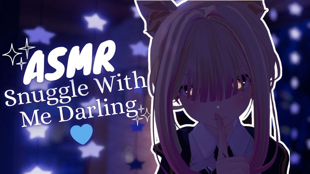 ASMR Wolfgirl Snuggles With You in a Rainy Night 💙 [Kisses, Sniffes, Heatbeats]