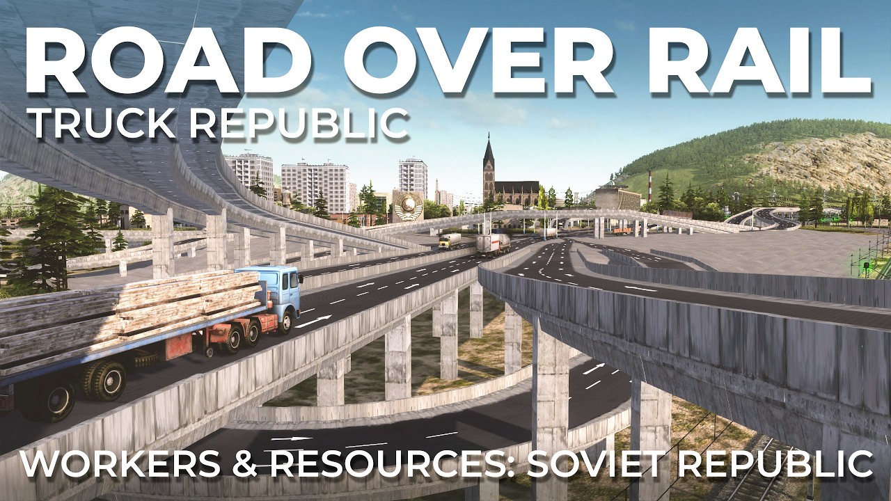 Roads Over Rails: How Trucks Carry 90% of My Soviet Republic. Workers & Resources