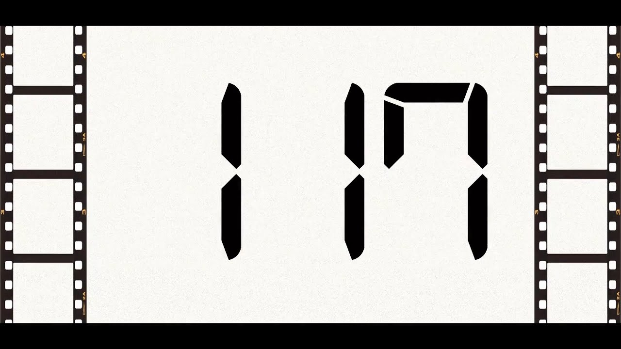Countdown from 117 to 0 (Retro)