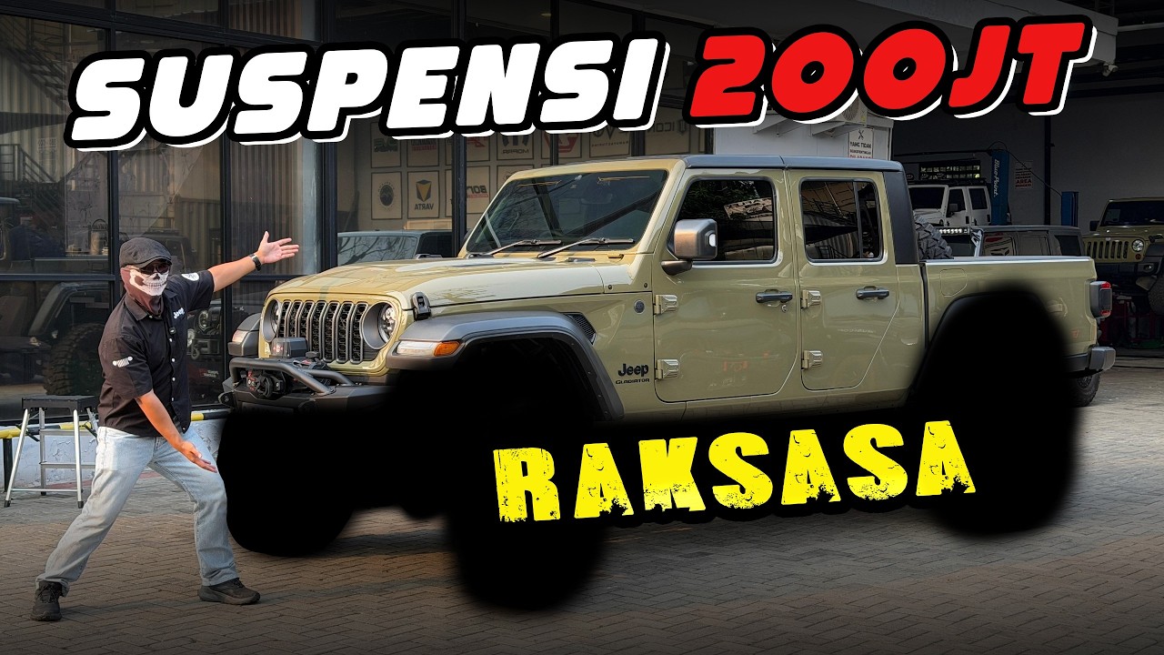 Membuat Jeep Gladiator Menjadi Raksasa!