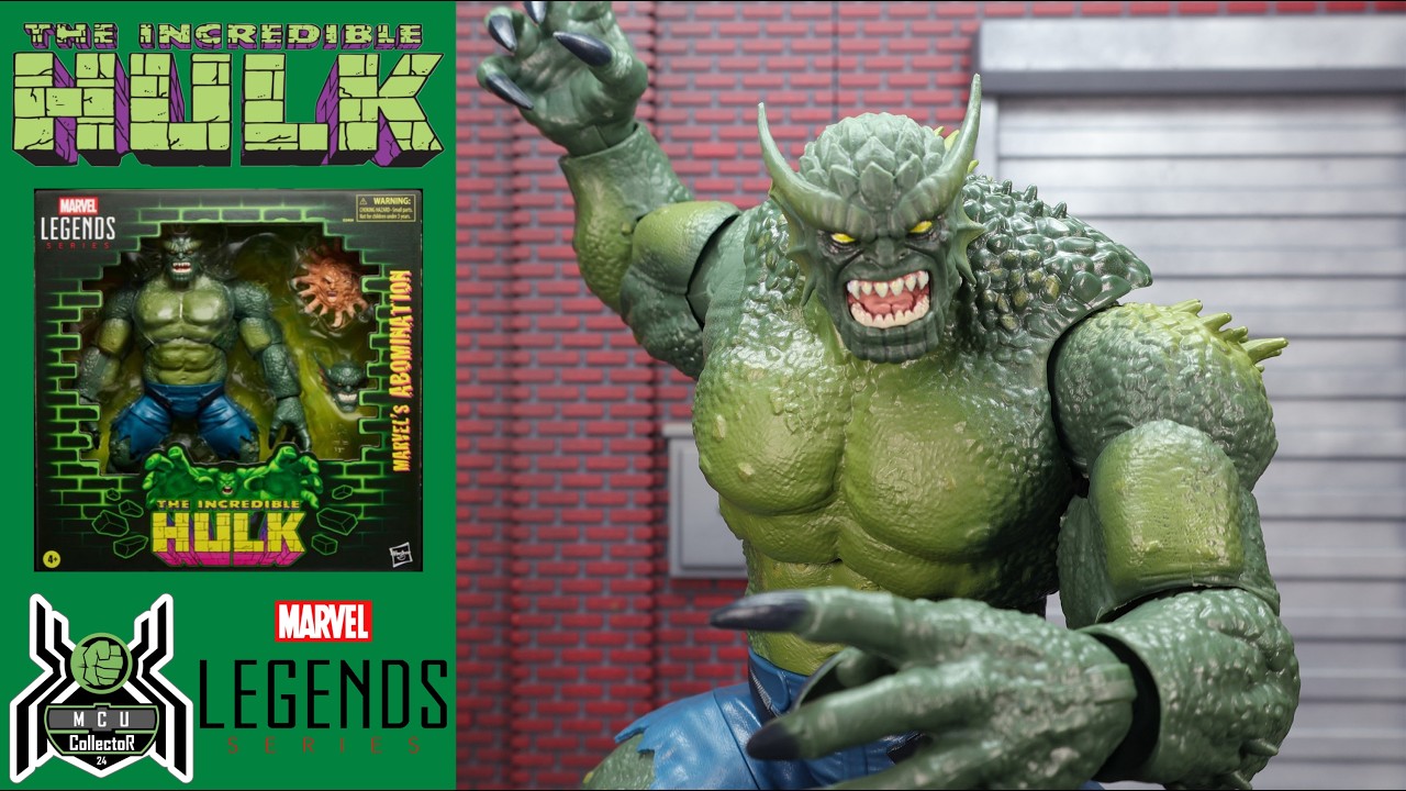 Marvel Legends ABOMINATION Emil Blonsky Rick Jones Subject B Incredible Hulk Deluxe Figure Review