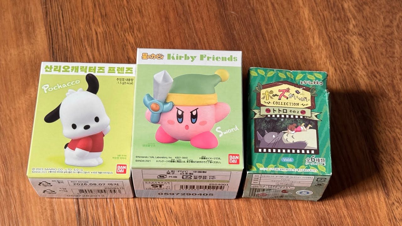 The Cutest Unboxing Ever - Sanrio, Kirby & Totoro ₊˚ʚ 🌱 ₊˚✧ ﾟ.