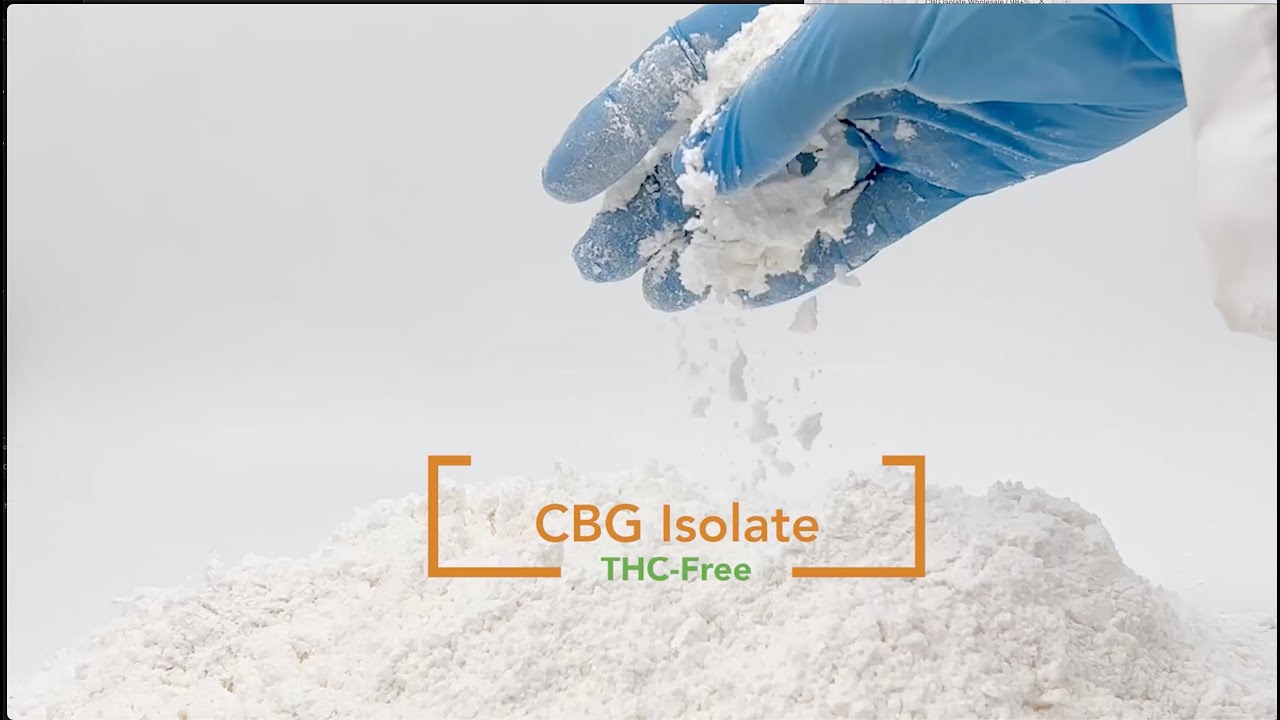 CBG Isolate (Cannabigerol) is THC-Free and the Purest and Most Potent CBG Isolate Raw Ingredient