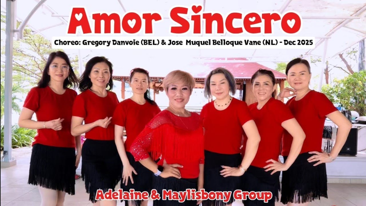 Amor Sincero - Line Dance - Choreo:Gregory Danvoie (BEL) & José Miguel Belloque Vane (NL) - Dec 2025