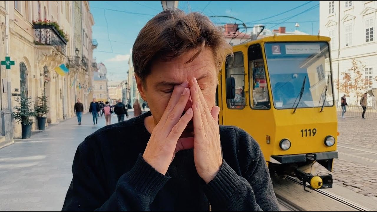 Lviv residents during the attack in Ukraine on October 10th