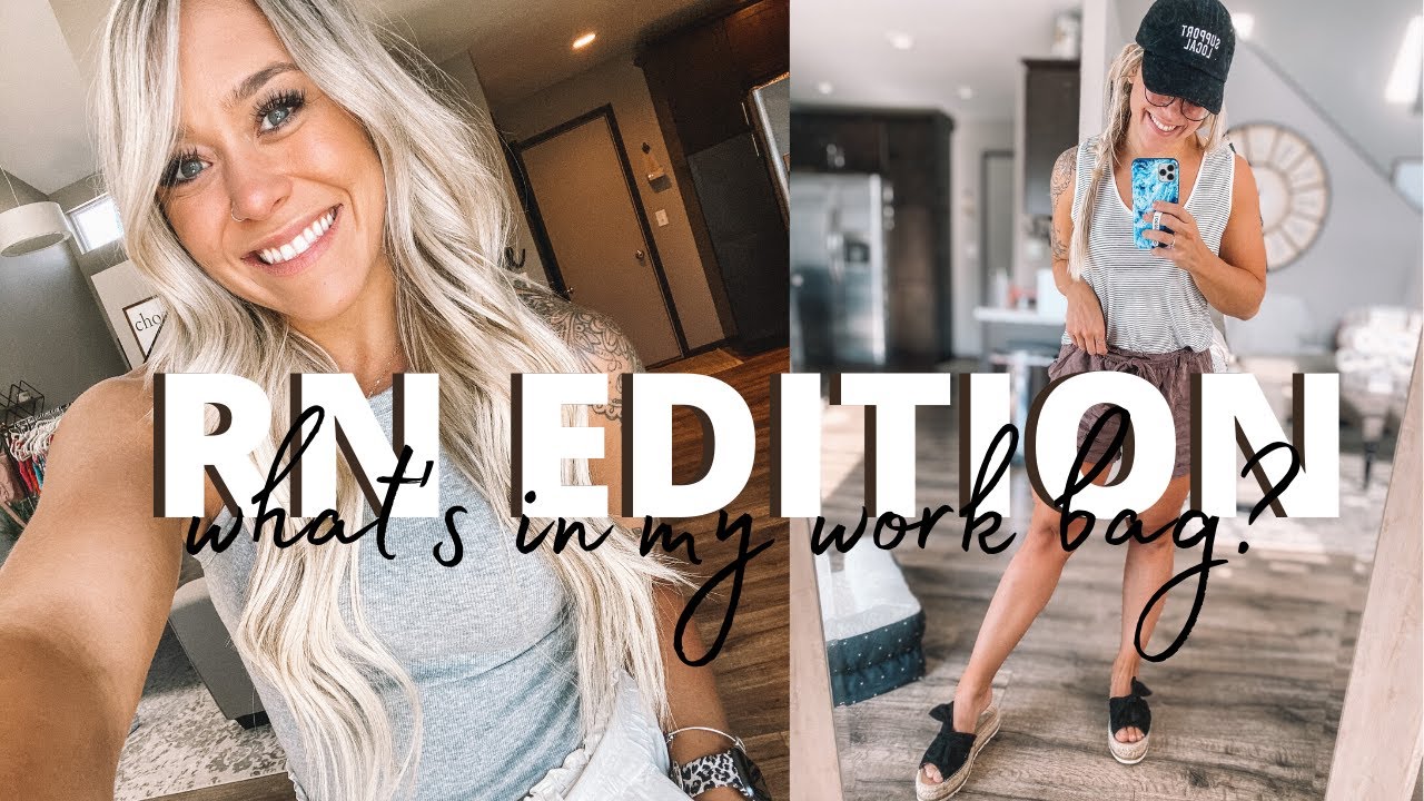 WHAT'S IN MY WORK BAG ESSENTIALS: NURSE EDITION | Holley Gabrielle