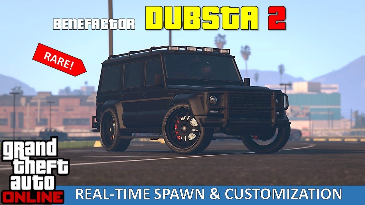 Dubsta 2 (Mercedes G63 G-Wagon) Real-Time Spawn & Customization (GTA 5 Online Flippin Cars Ep. 23)