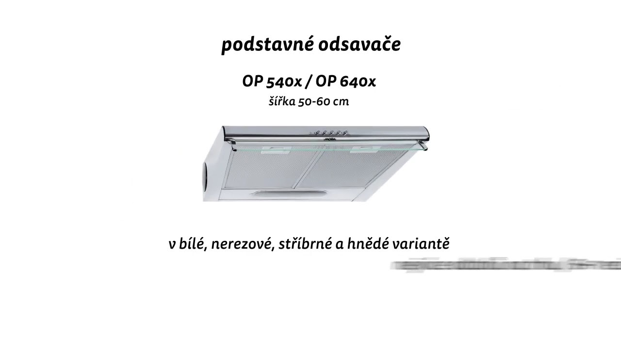 Odsavače MORA - podstavn&eacute; odsavače