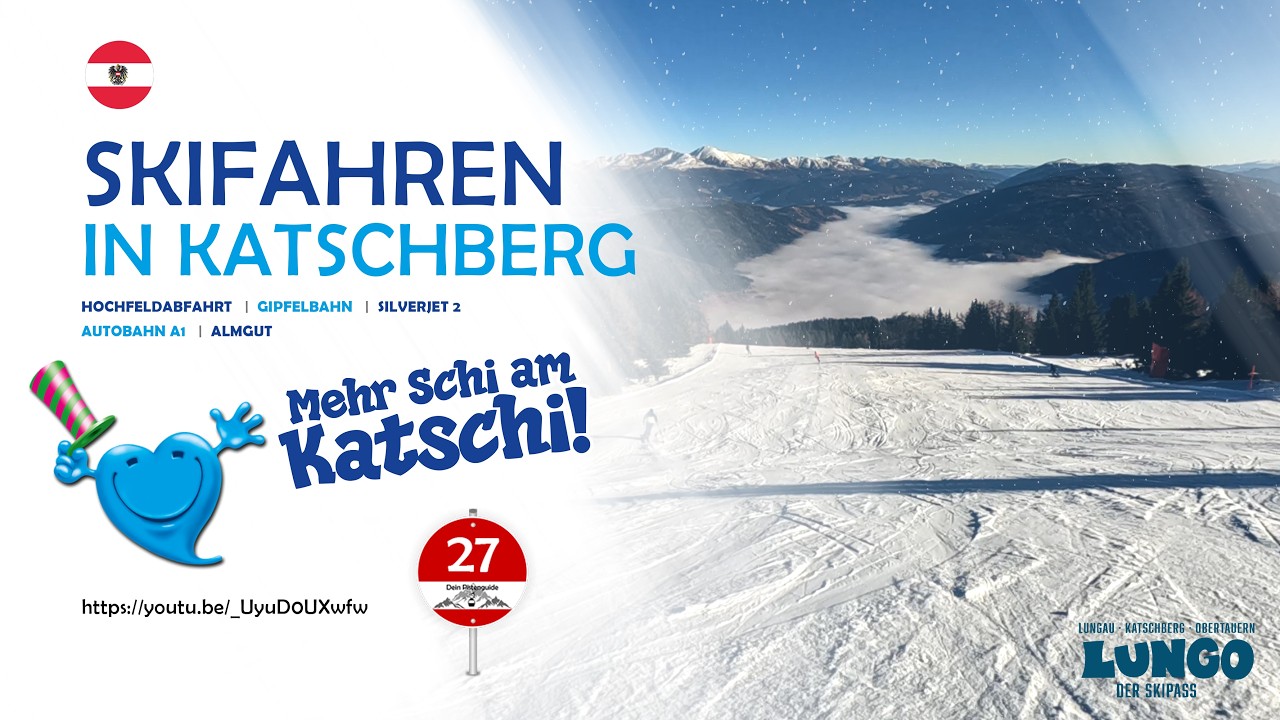 Katschberg (Aineck) - Piste 27 (rot) - Hochfeldabfahrt - Autobahn A1