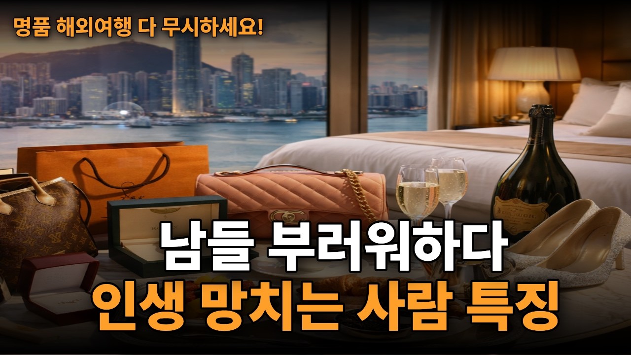 명품, 오마카세, 해외여행 다 무시하세요! 남과 비교하다 인생 망치지 않는 법