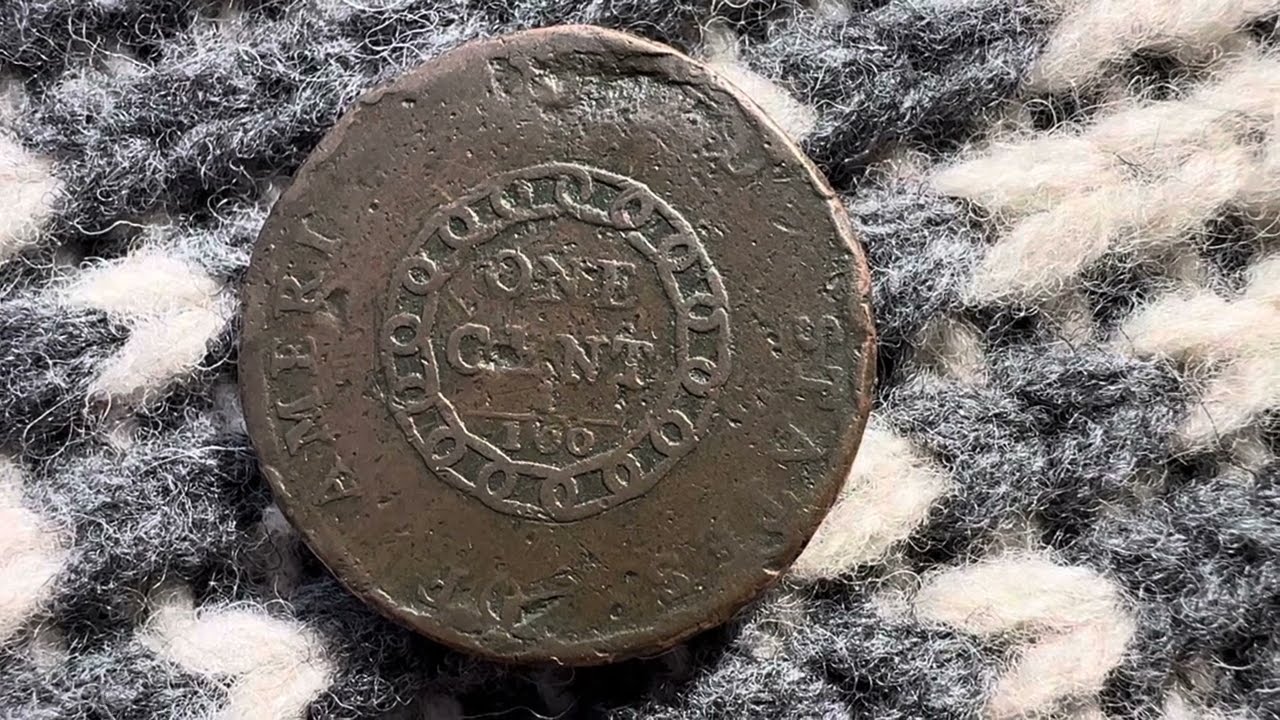 1793 Ameri. Chain Large Cent, S-1