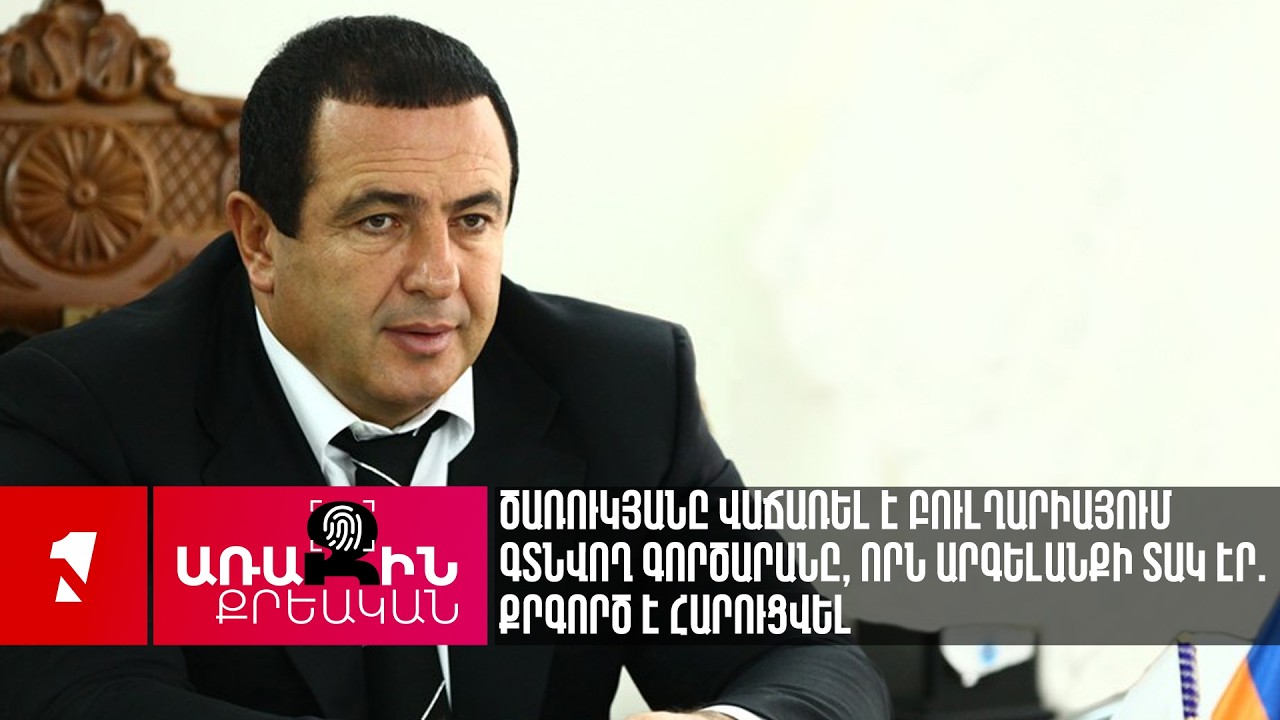 Ծառուկյանը վաճառել է Բուլղարիայում գտնվող գործարանը, որն արգելանքի տակ էր. քրգործ է հարուցվել