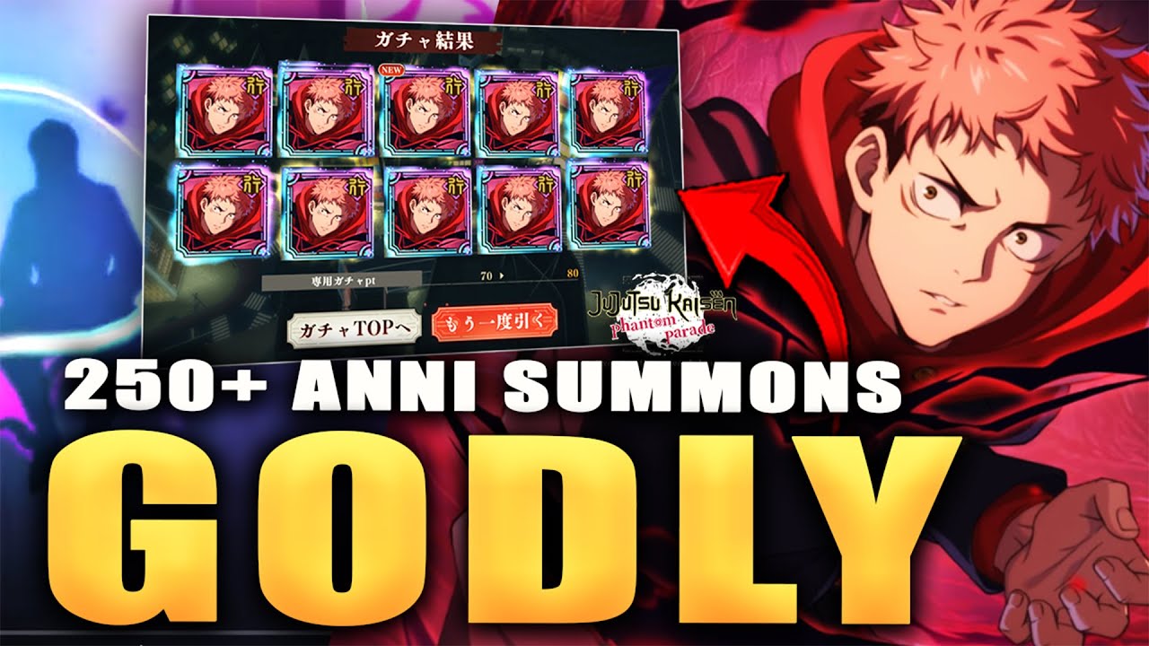 *NEW* YUJI ITADORI 250+ ANNI SUMMONS & GIVEAWAY!!!!! MOST LEGEDNARY PULLS! (JJK: Phantom Parade)