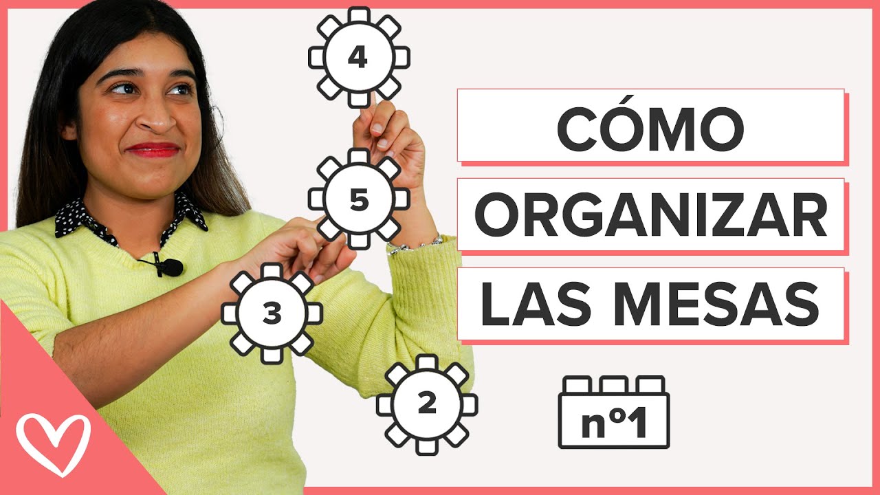 Cómo organizar las MESAS DEL BANQUETE 🍽