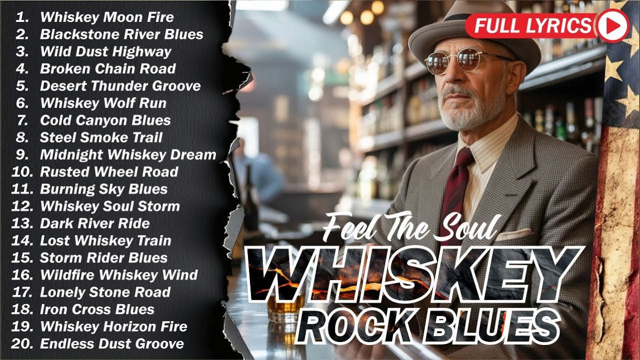 Whiskey Blues Music - THE BEST OF WHISKEY BLUES - Best Blues Songs Of All Time Relaxing Blues #rock
