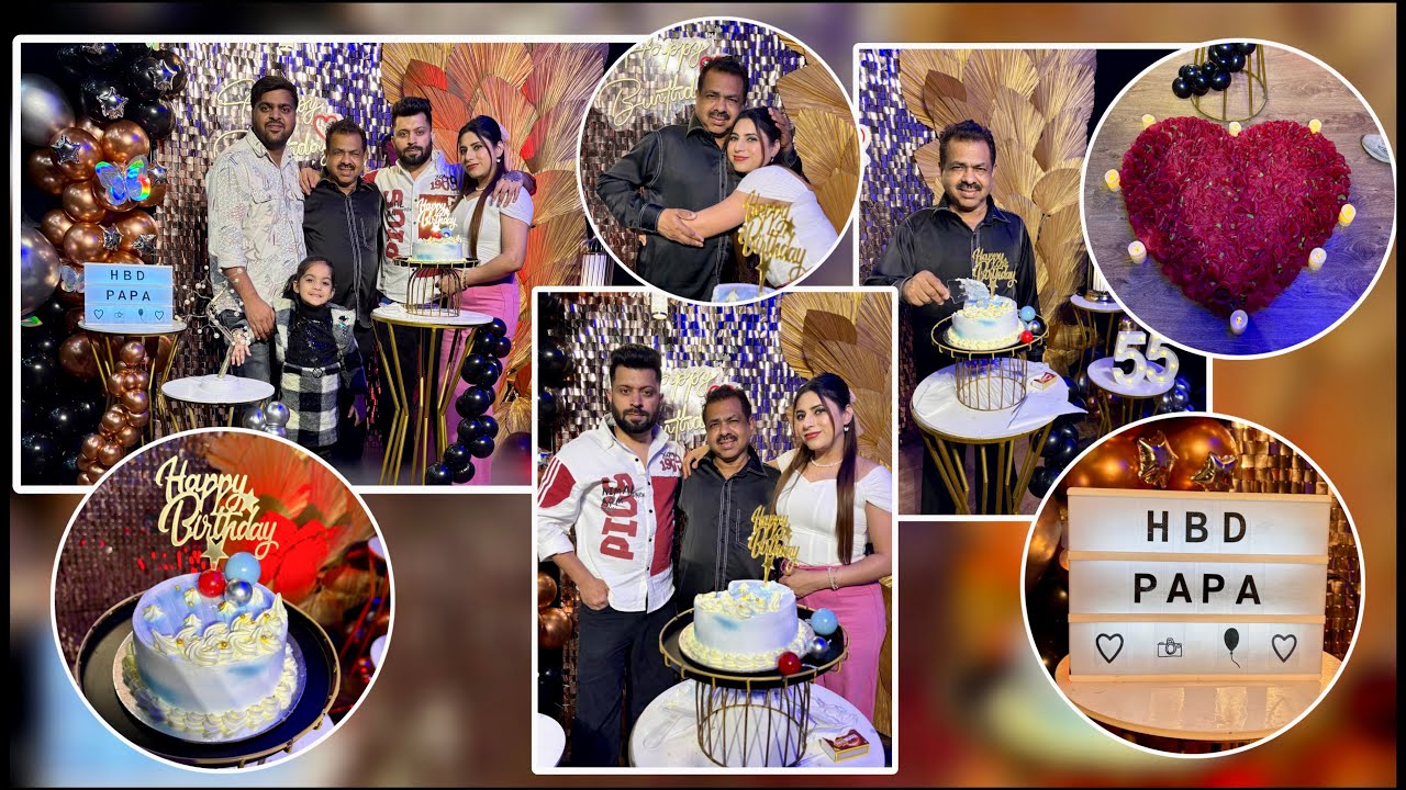 Papa ke birthday par kiya Dazzling Screens me Grand Celebration 🥳 