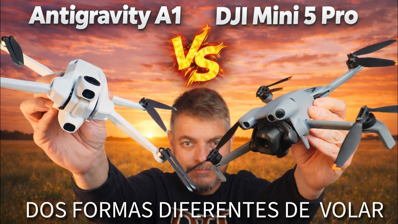Antigravity A1 vs DJI Mini 5 Pro 🚁 Dos formas diferentes de volar drones