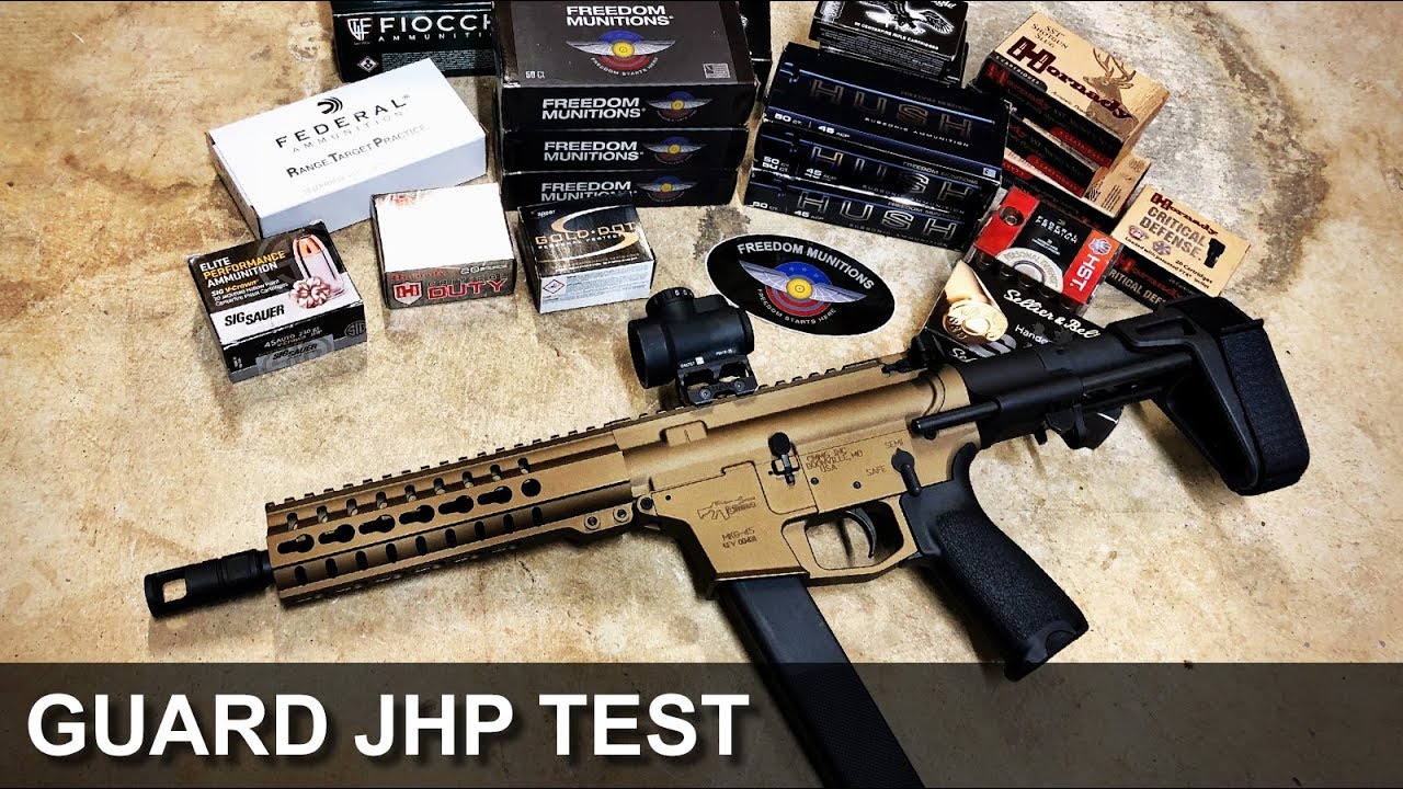 CMMG Guard 45 - Hollow Point Torture Test