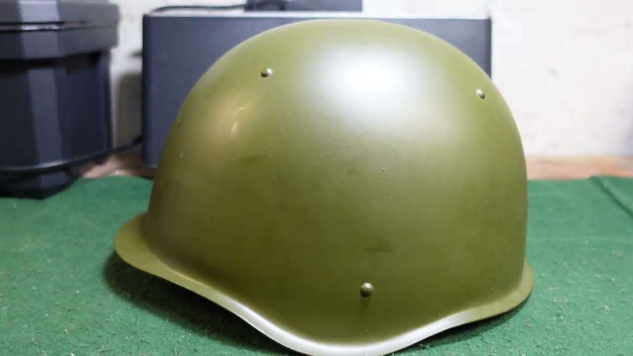 Kind of like the SSH-40, but better:  The Soviet SSH-60 Cold War Helmet