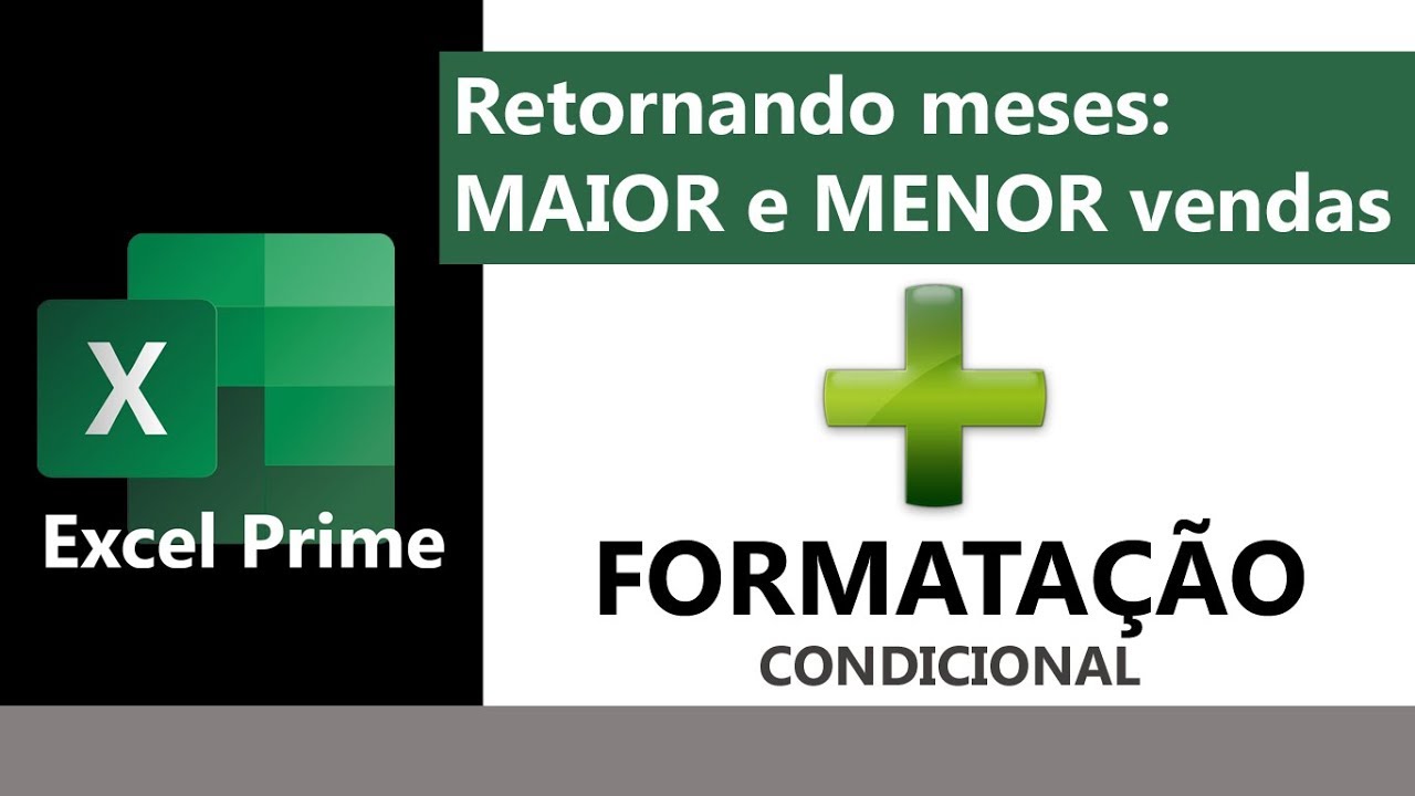 Retornando Meses da maior e menor vendas (+Formatação Condicional)