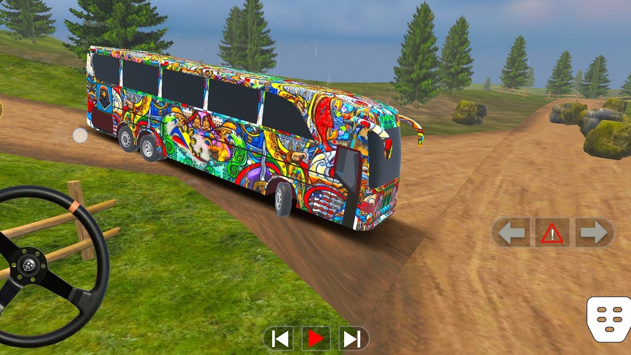 Coach Bus Simulator India Off Road Driving Bus Game Simulator 2025 Gameplay Video Part #445