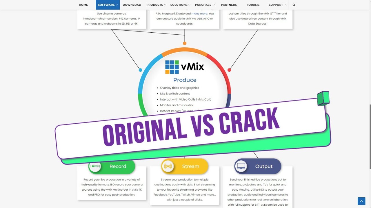 Original Key VS Crack Key vMix