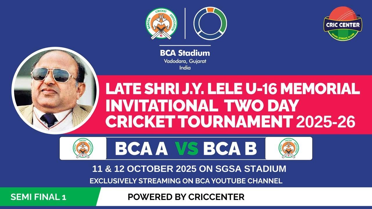 BCA-A V/S BCA-B - LATE SHRI J.Y LELE U-16 TOURNAMENT - SGSA - DAY 2 - SEMI FINAL 2