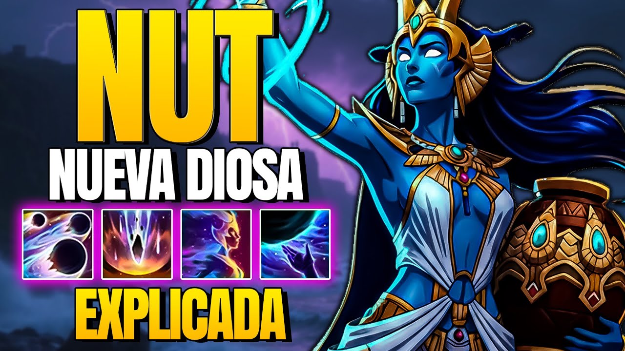 NUT NUEVA DIOSA + GEB ASPECT ADC + KUKULKAN ASPECT JUNGLA en SMITE 2