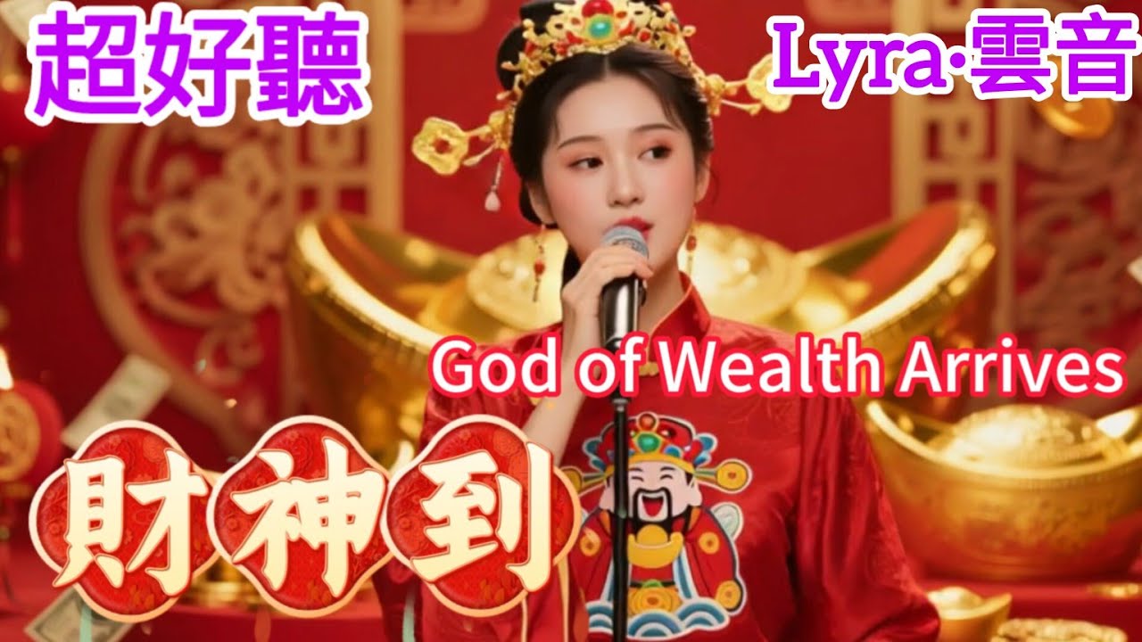 Lyra·雲音 翻唱 超好聽 |《財神到》| 女聲版 | 原唱:許冠傑 | 財神到,財神到,好心得好報 | Beautiful | 