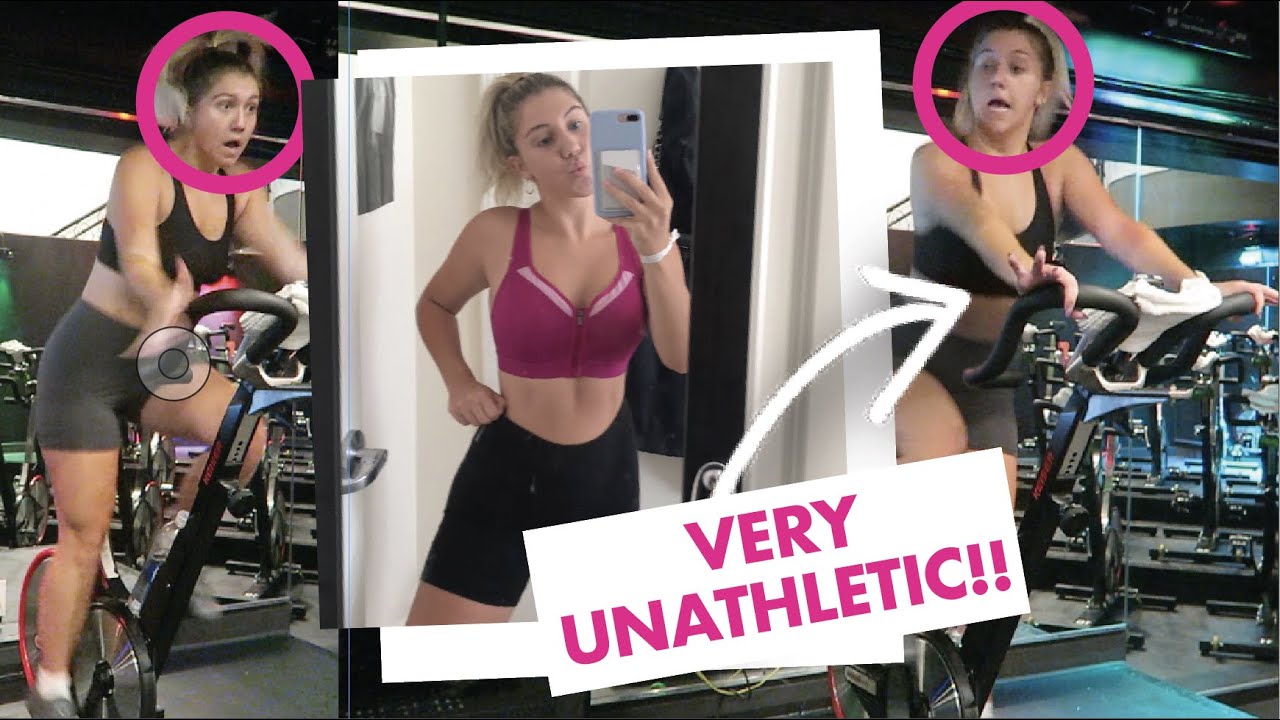unathletic college student attempts to become a spin instructor