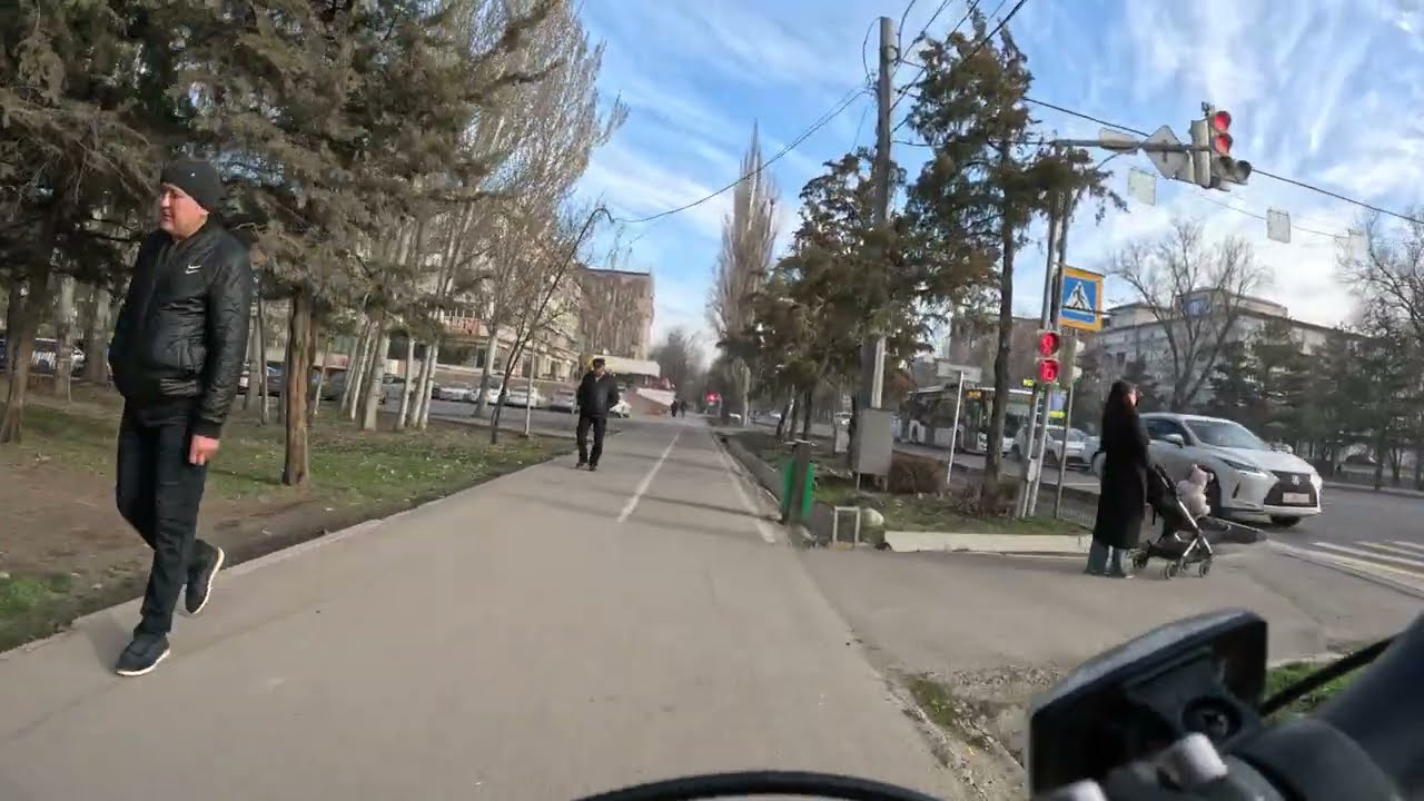 Велопрогулка №2 Бишкек_Bicycle ride Bishkek #kyrgyzstan #bicycle #city #walkthrough