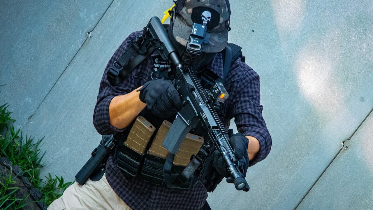 Airsoft gun  Games playedจัดไปกองทัพเด็ก#Aeroknox AX-15 #mws#airsoft