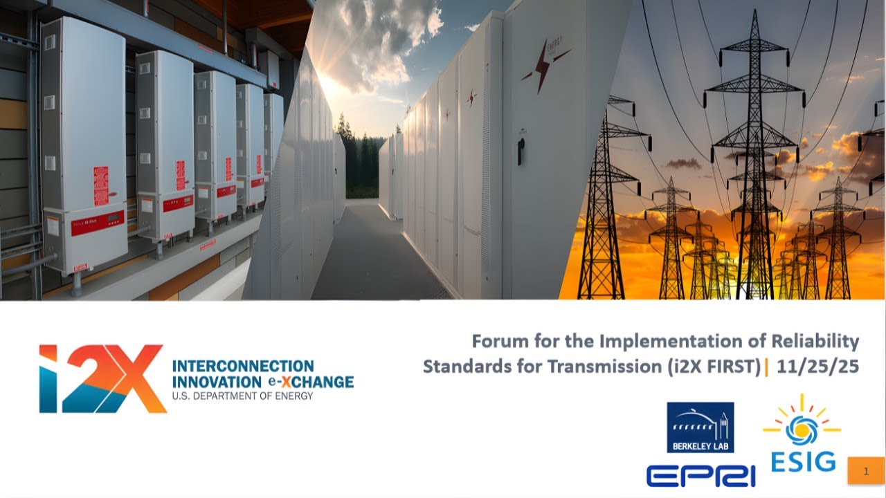 November i2X FIRST Meeting