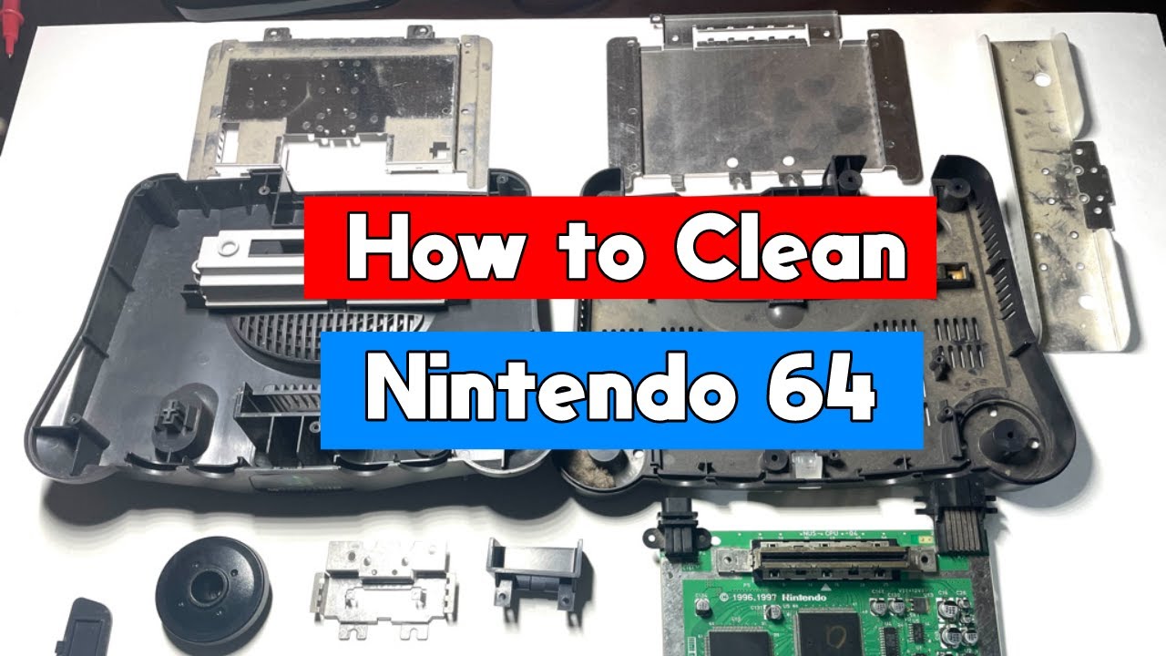 N64 Console Restoration - How to clean Nintendo 64 Console