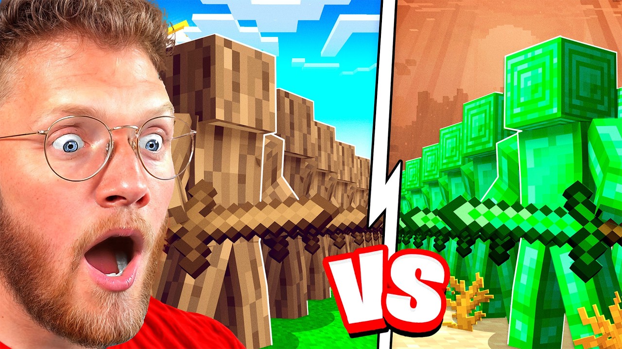 Reacting To PVP CIVILIZATION in Minecraft (LEVEL 2)