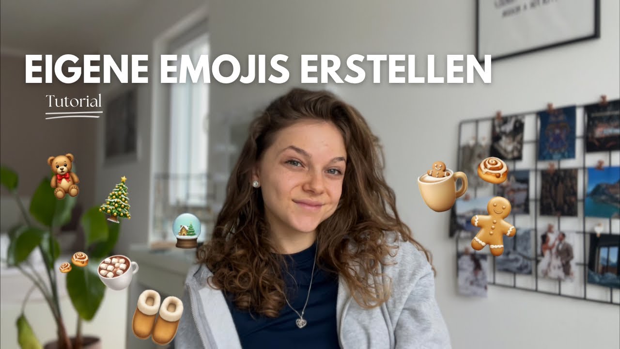 endlich EIGENE EMOJIS erstellen🥹 (Tutorial ios) | Hannah Helena