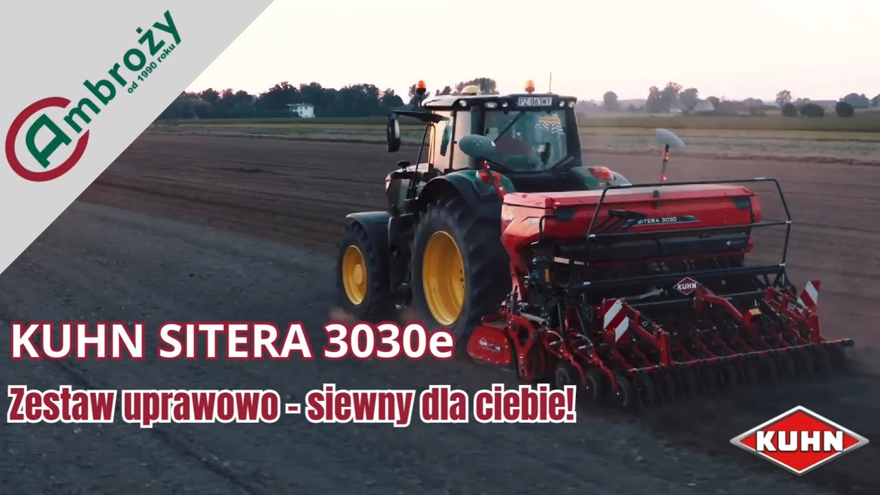 Szukasz siewnika?  Zestaw uprawowo-siewny SITERA 3030e, omówienie maszyny!