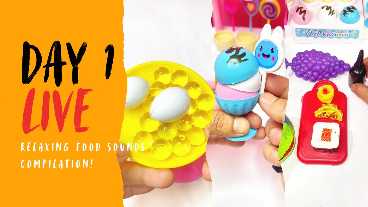 🔴 Popfinity ASMR &ndash; Relaxing Food Sounds Compilation #1 | 8 Hours of Satisfying ASMR Cooking