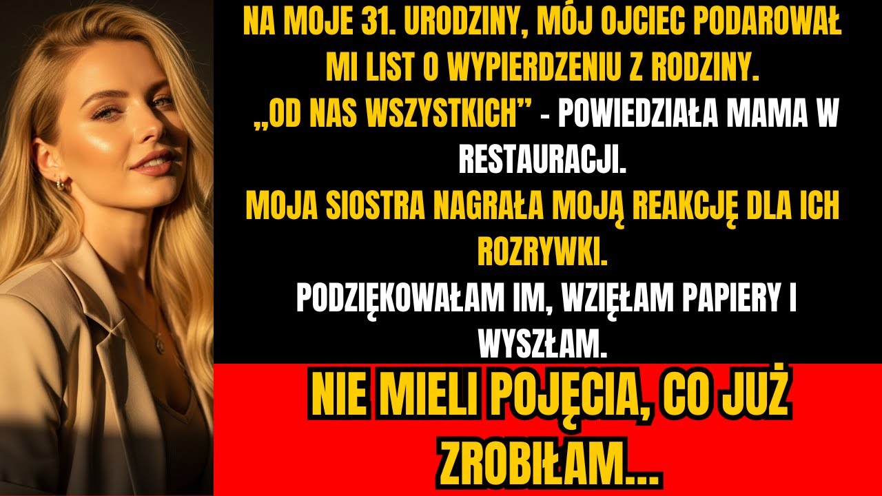 Ojciec chciał mnie wydziedziczyć w urodziny—wtedy CEO powiedział moje imię i wszystko się zmieniło