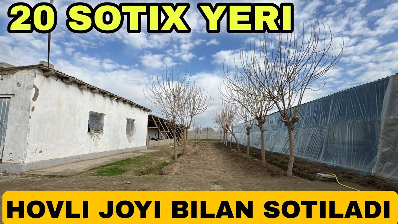20 SOTIX HOVLI JOY SOTILADI 