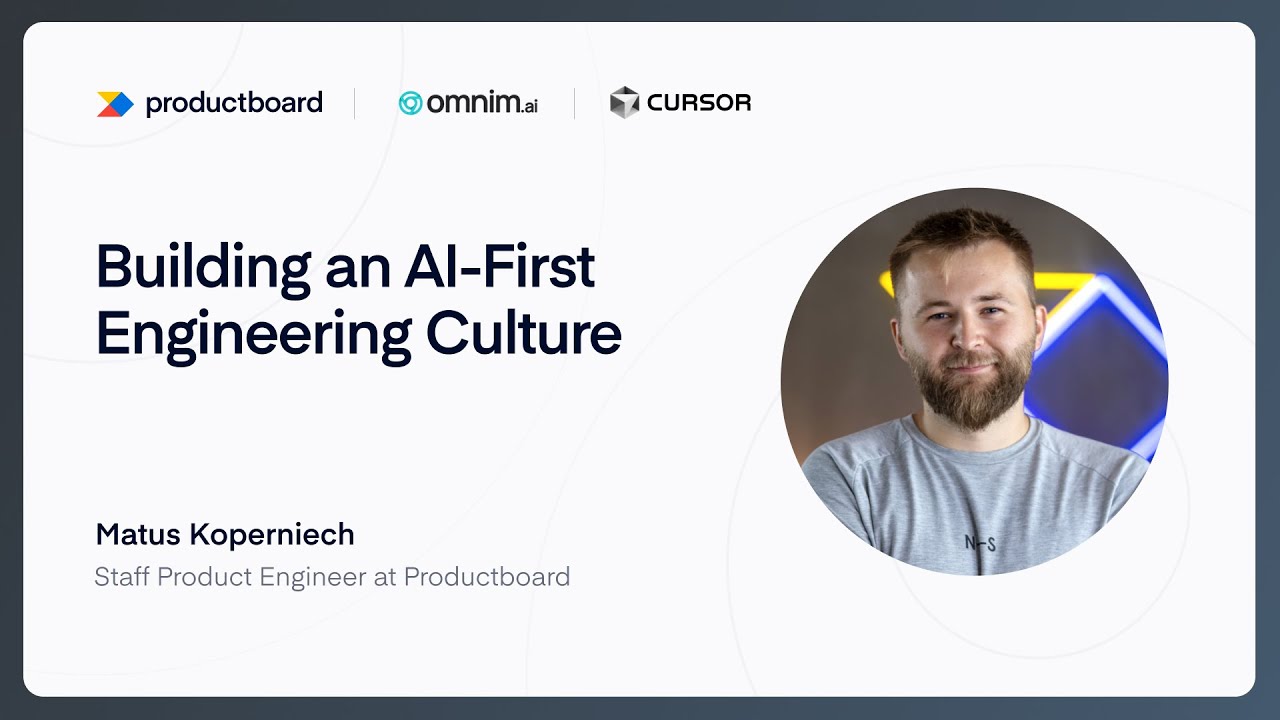 Building an AI-First Engineering Culture &ndash; Matus Koperniech