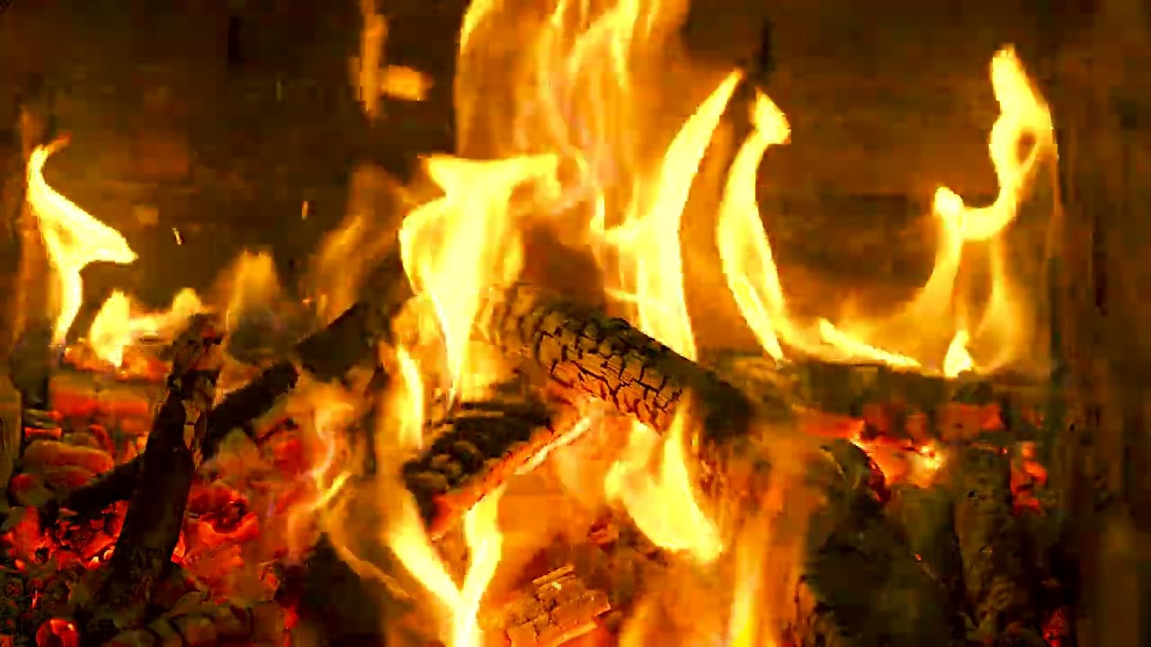 Dreamy Saxophone & Fireplace Ambience 4K 🎷 Deep REM Sleep