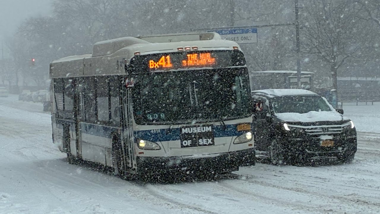 MTA | Bx41/SBS Bus Action Vía Webster Avenue & Fordham Road 