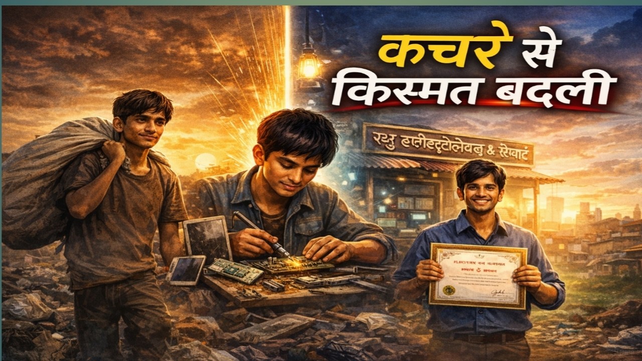 कचरे से किस्मत बदली | Emotional Hindi Story