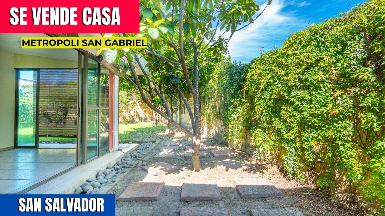 CASA EN VENTA 🏡 | METRÓPOLI SAN GABRIEL – SAN SALVADOR